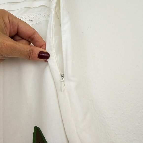 Floral Print Colorful Cotton Skirt Womens Sz S Lined Bohemian Mood Day Nigth - Picture 8 of 12